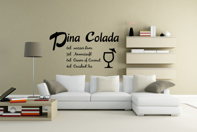 Wandtattoo "Pina Colada" 