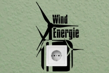 Steckdosentattoo "Wind Energie"